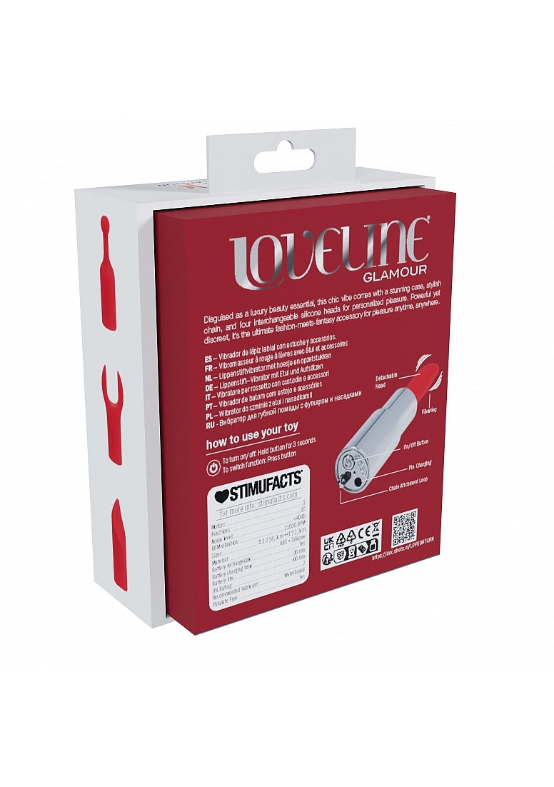 Shots Loveline Candy 10 Functions Lipstick Vibrator - Personal Massagers
