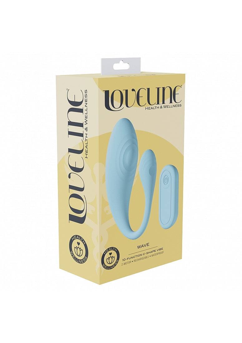 Shots Loveline Wave C-Shape 10 Function G Spot Massager - G-Spot Vibrators