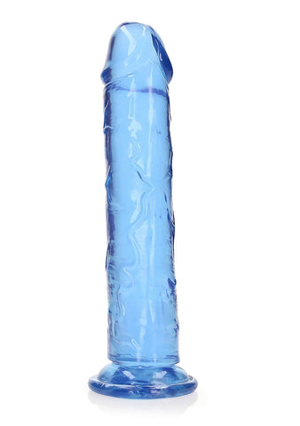 Crystal Clear 9 Inch Straight No Balls Dildo by Shots Toys - Realistic Dildos