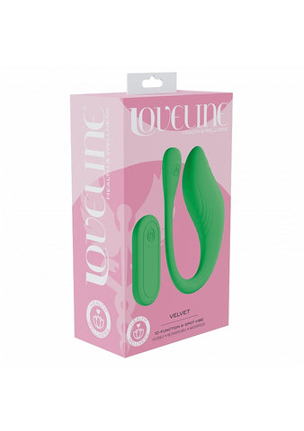 Loveline 10 Function Velvet G-Spot Massager by Shots Toys - G-Spot Vibrators