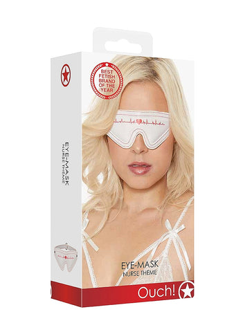 Nurse Theme BDSM Play Eye Mask by Shots Toys - Masks And Blindfolds