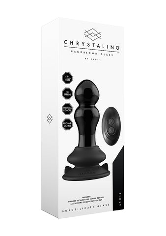 Rimly Remote Control Glass Vibrator by Shots Toys - Glass Sex Toys
