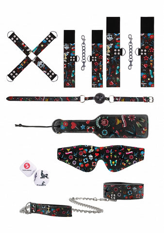 Old School Tattoo Bondage Kit by Shots Toys - Bondage Kits
