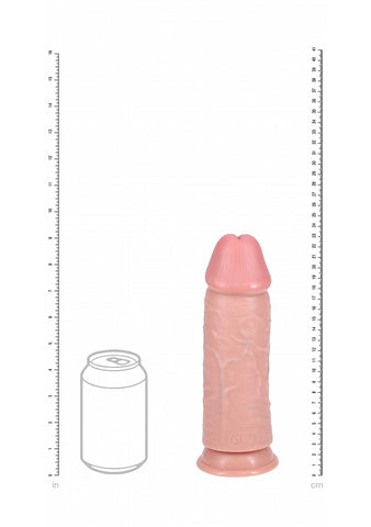 RealRock Extra Thick Straight Dong by Shots Toys - Realistic Dildos
