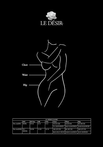 Le Desir Lace Sleeved Bodystocking Body Stocking - Body Stockings