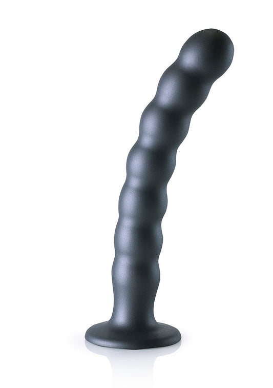 Suction Base Beaded G-Spot Dildo by Shots Toys - Non-Realistic Dildos