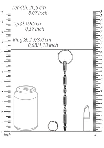 Urethral Sounding Stainless Steel Mens Dilator - Urethral Sounds