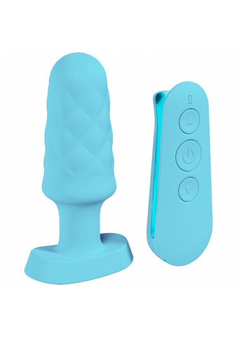 Loveline Velvet Remote Control Vibrating Butt Plug - Butt Plugs
