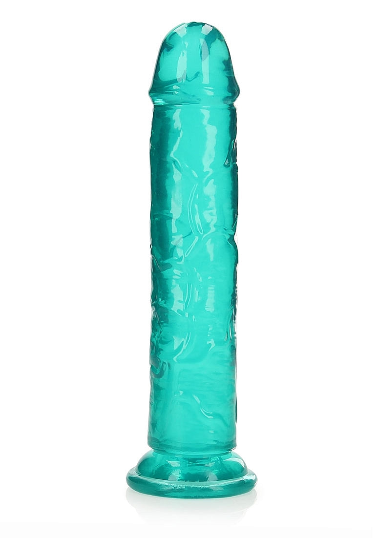 Shots Toys Crystal Clear 9 Inch Straight No Balls Dildo - Realistic Dildos
