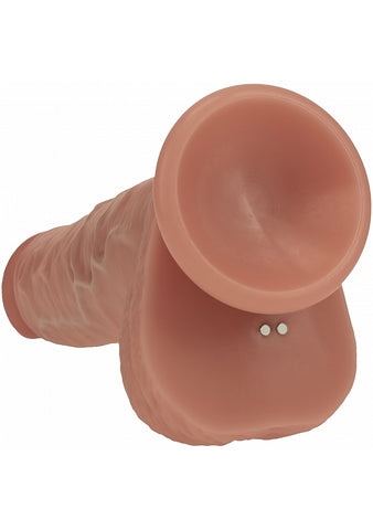 REALROCK 7in Vibrating & Thrusting Dildo by Shots Toys