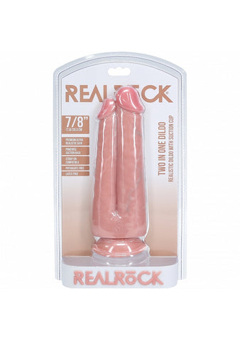 RealRock Ultra Realistic Skin 2-in-1 Dildo 7 by Shots Toys - Realistic Dildos