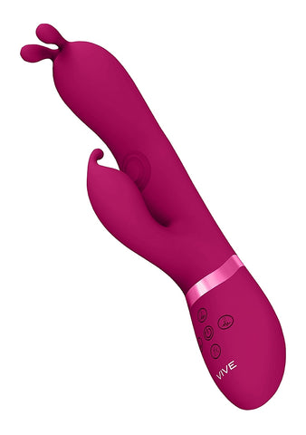 Gada Triple Action Vibrating Rabbit Vibrator by Shots Toys - Rabbit Vibrators
