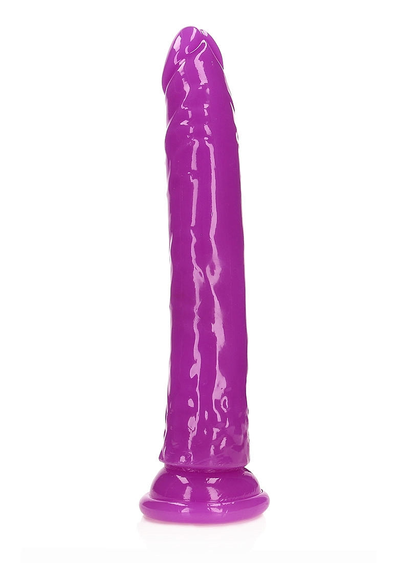 Shots REALROCK 29 cm Slim Glow in the Dark Neon Dong - Realistic Dildos