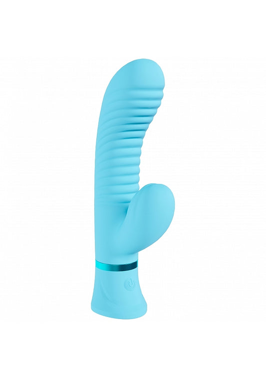 Loveline Mystique 10 Speed Ribbed Rabbit Vibrator - Rabbit Vibrators