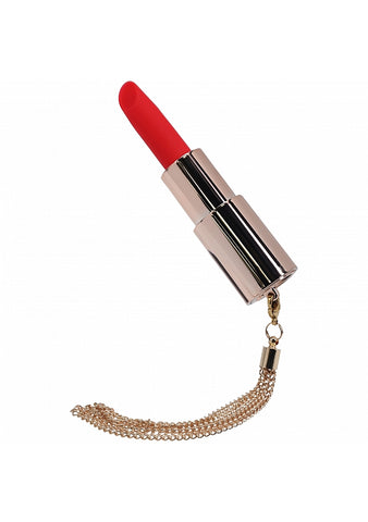 LOVELINE Sparkle USB Rechargeable Lipstick Vibrator - Personal Massagers