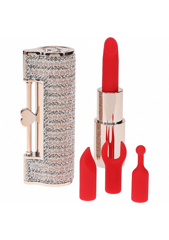 Loveline Angel 10 Functions Lipstick Vibrator - Personal Massagers