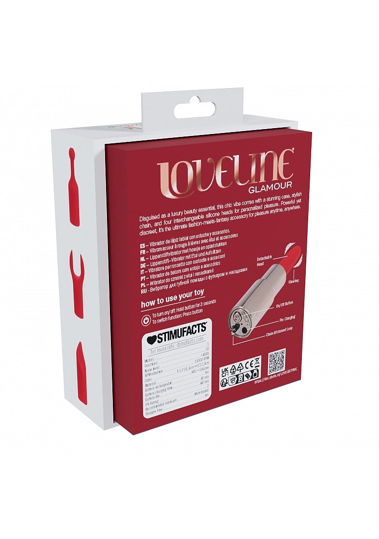 Shots Loveline Candy 10 Functions Lipstick Vibrator - Personal Massagers