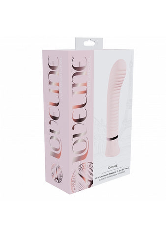 Loveline Divine 10 Functions Ribbed G-spot Vibrator - G-Spot Vibrators