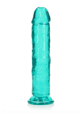 Realrock Crystal Clear 10 Inch Dildo Straight - Realistic Dildos