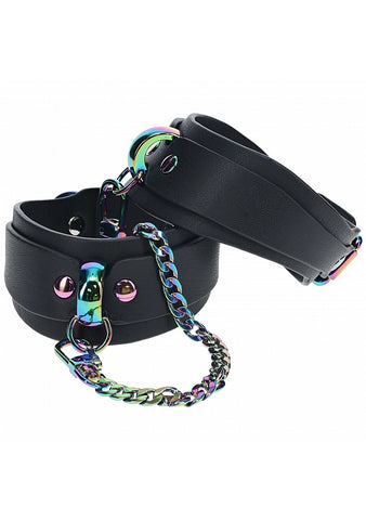 Ouch! Venice Collection BDSM Leg Cuffs by Shots Toys - Cuffs And Restraints