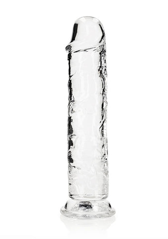 REALROCK Straight Dildo 10'' Dong Transparent - Realistic Dildos