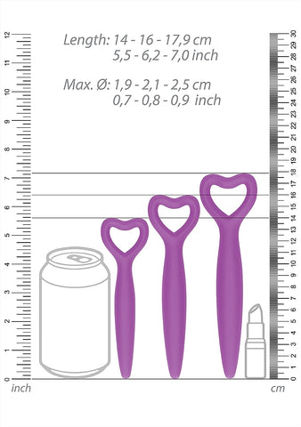 Womens Silicone Vaginal Dilator Dental Set by Shots Toys - Dental and Clinical