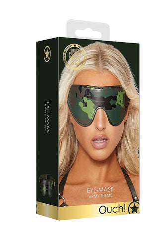 Army Theme BDSM Play Eye Mask by Shots Toys - Masks And Blindfolds