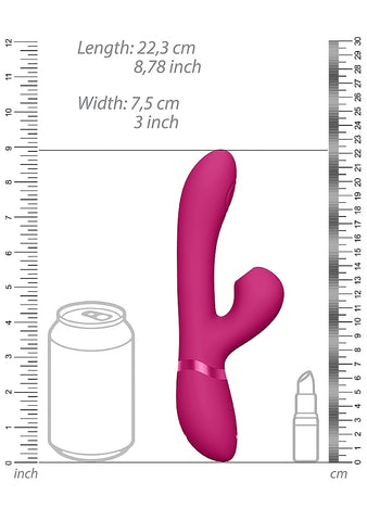 Hide Pulse & Airwave Technology Rabbit Vibrator - Rabbit Vibrators