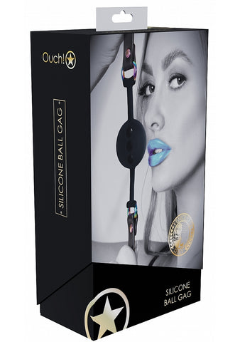 Silicone Bondage Ball Gag by Shots Ouch! by Shots Toys - Bondage Gags and Bits