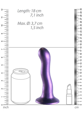 Ultra Soft Silicone Curvy G-Spot Dildo by Shots Toys - Non-Realistic Dildos