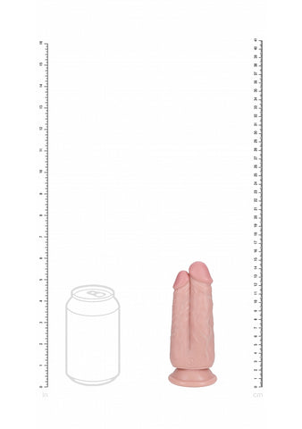 RealRock Ultra Realistic Skin 2-in-1 Dildo 5 by Shots Toys - Realistic Dildos