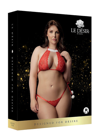 Snow Angel Womens Sexy Lace Lingerie Set by Shots Toys - Bras and Bra Sets