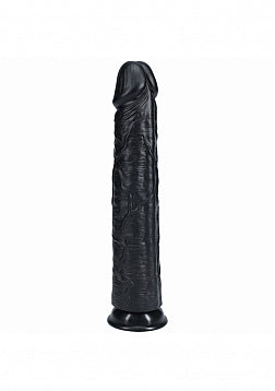 REALROCK Extra Dildo 13'' Extra Dong Black by Shots Toys - Realistic Dildos