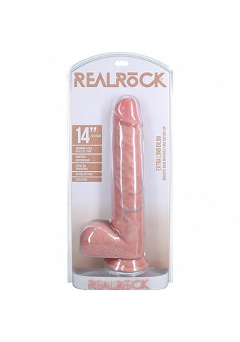 RealRock Straight Dildo with Balls by Shots Toys - Realistic Dildos