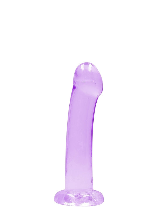 Realrock Crystal Clear Suction Cup Non Realistic Dildo 13cm