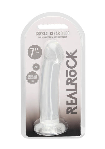 REALROCK Non Realistic Dildo With Suction Cup Dong Pink - Non-Realistic Dildos