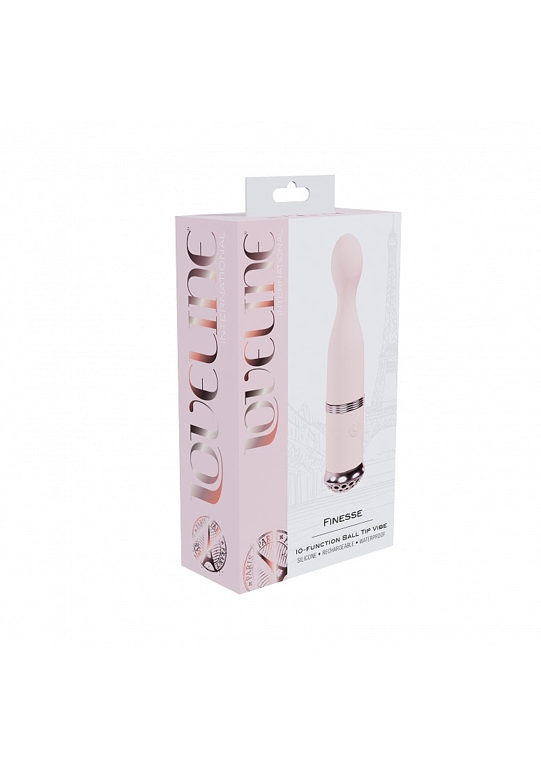 Shots Loveline Finesse 10 Functions Ball Tip Clitoral Vibe - Clit Ticklers and Pulsators