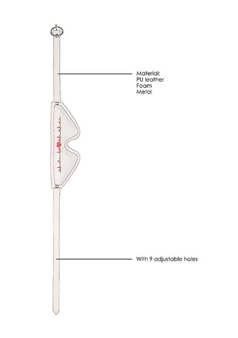 Nurse Theme BDSM Play Eye Mask by Shots Toys - Masks And Blindfolds
