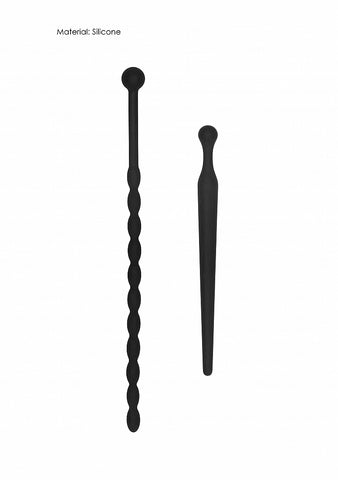 Silicone Urethral Beginners Plug Set by Shots Toys - Urethral Sounds