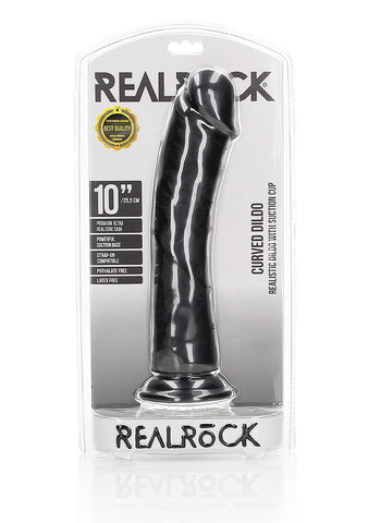 Curved Realistic Dildo With Suction Cup 25.5cm - Realistic Dildos