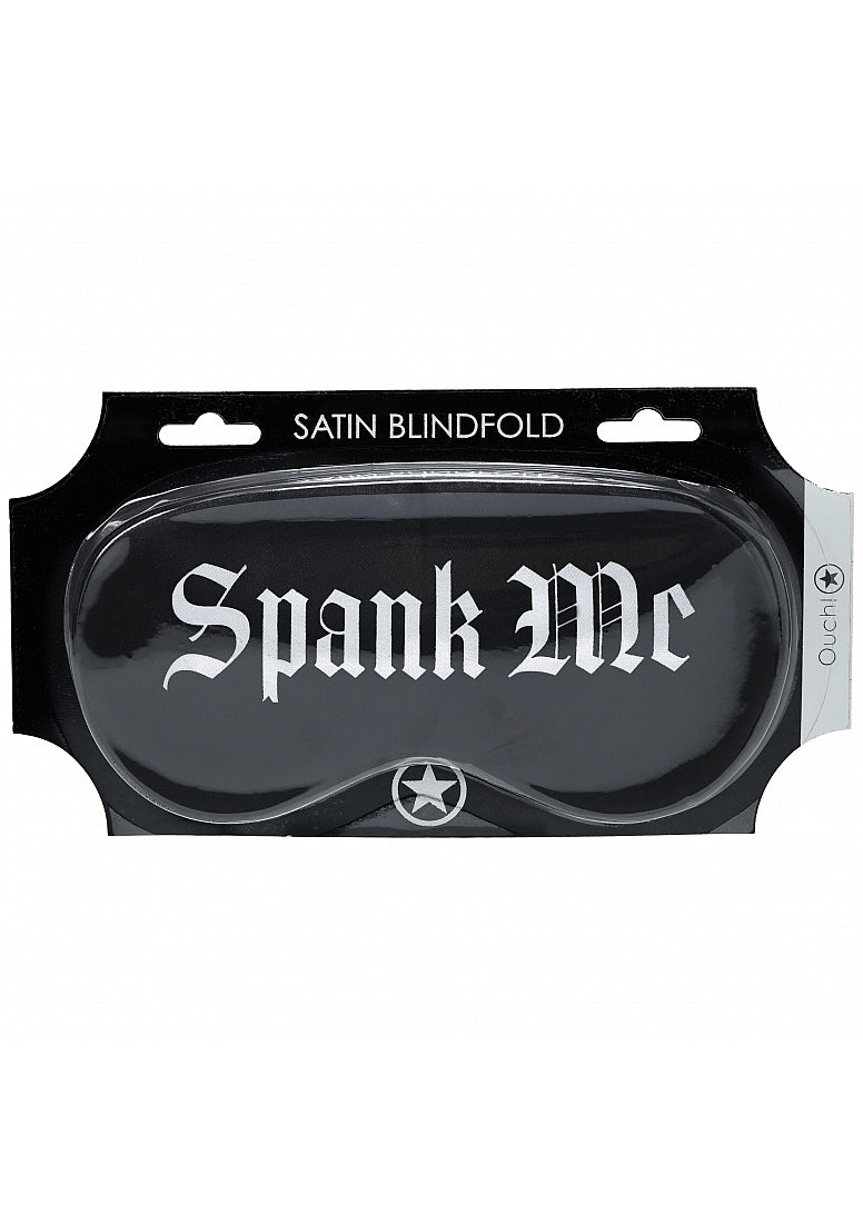 Shots Toys OUCH! Spank Me Printed Fetish Play Eye Mask - Masks And Blindfolds