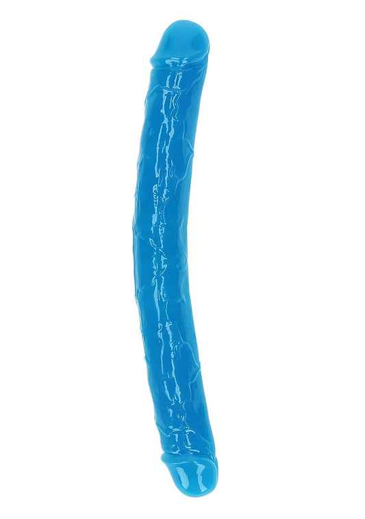 Glow in the Dark Neon Double Dong 12 Inch by Shots Toys - Double Ender