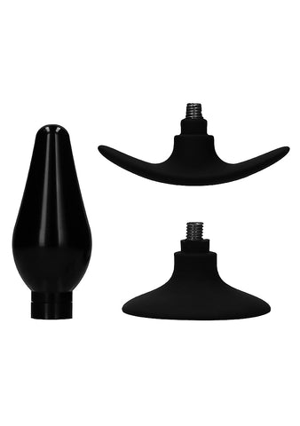 Pointed Interchangeable Butt Plug Set by Shots Toys - Butt Plugs