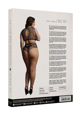 Le Desir Duo Net Key Hole Women's Sexy Bra Set - Bras and Bra Sets
