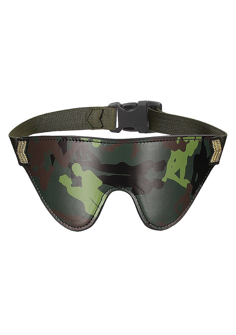 Shots Toys Army Theme BDSM Play Eye Mask - Masks And Blindfolds