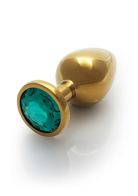Round Gem Metal Butt Plug by Shots Toys - Butt Plugs