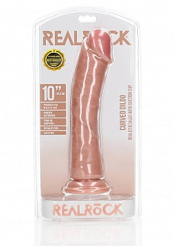 Curved Realistic Dildo With Suction Cup 25.5cm - Realistic Dildos