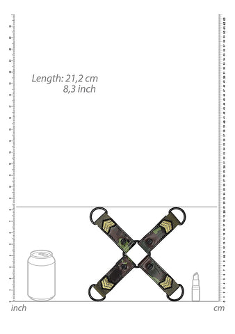 Army Theme Bondage Hogtie Connector Restraints - Cuffs And Restraints