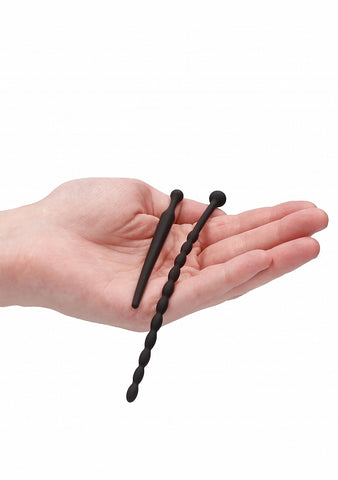 Silicone Urethral Beginners Plug Set by Shots Toys - Urethral Sounds