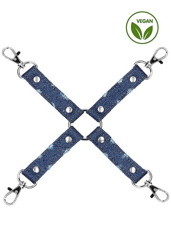 Roughend Denim Style Fetish Play Hogtie Restraints - Cuffs And Restraints